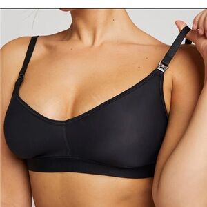 Negative Silky Nursing Bra - Size 4, Black